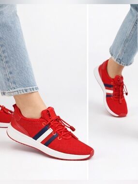 Tommy Hilfiger women’s red Sneakers/size 6